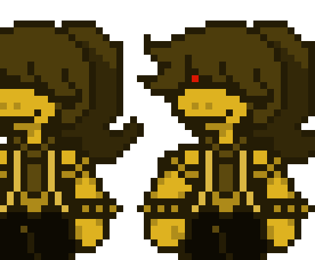 [6c26bc] Inkrune AU: Brutiana - Deltarune OC Overworld Sprites Revamp (Darkworld Ver.)