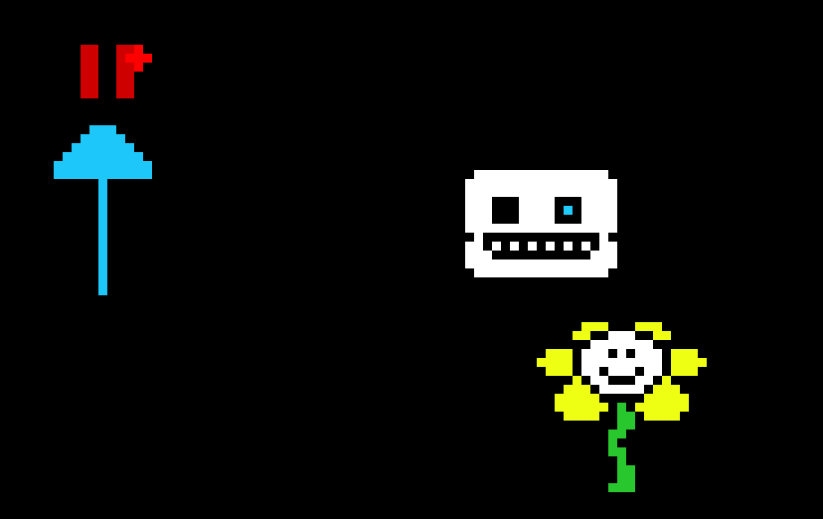 [cf18c0] sans,Chara,flowy.