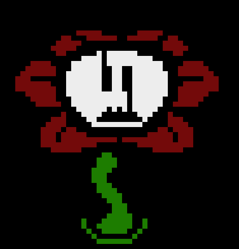 [9664c4] W.D. Flowey frown open mouth
