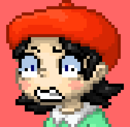 [777455] Because you took my paintbrush with you and you fell into this world!! I couldn't just leave you!