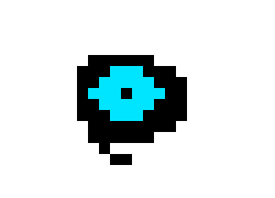 [fc6325] sans blue eye traced from a picture