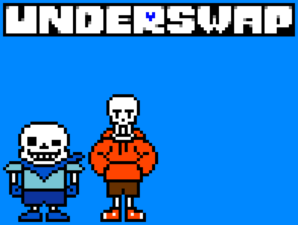 UnderSwap Sans and Papyrus
