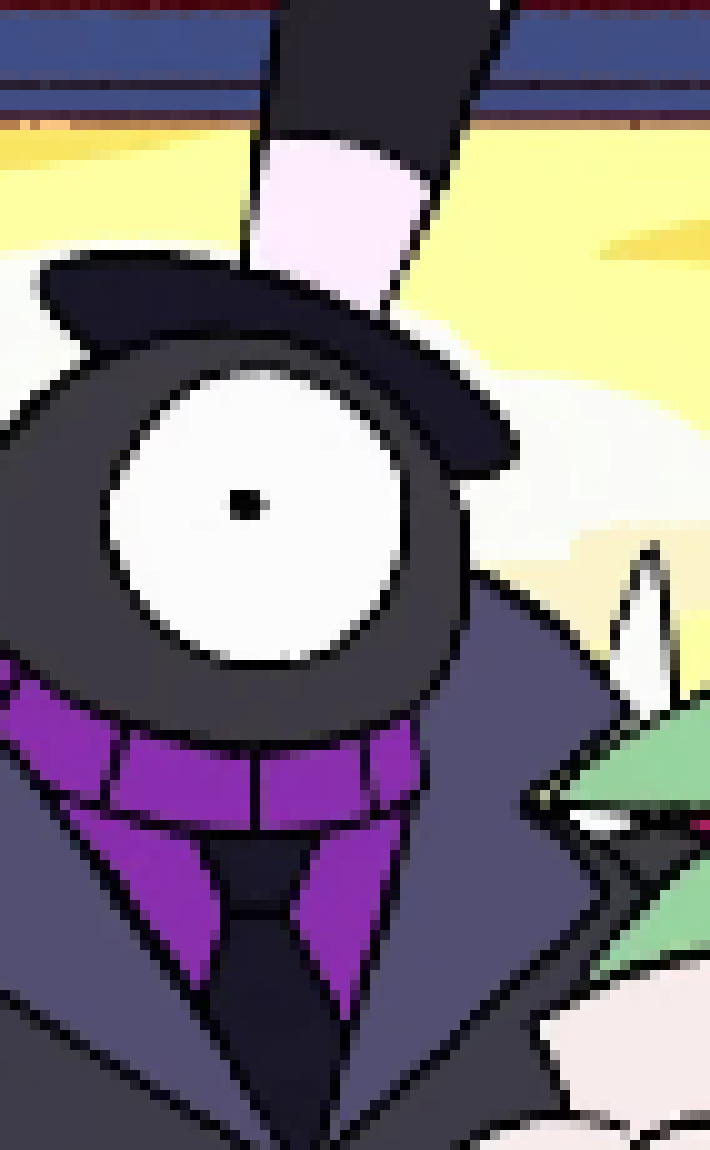 [050127] Ernesto is the eldest son of lord boxman the villian of the show and he and his brother darrell are mass produced; ernesto for business and darrell for labor