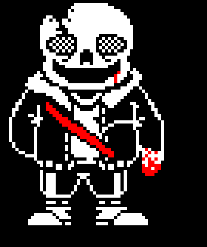 [1ae37b] Undertale last breath Sans Sprite (my version)