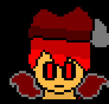 *hits the scythe and sends her flying*