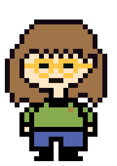 [fc8c99] Custom Undertale Human Sprite Template