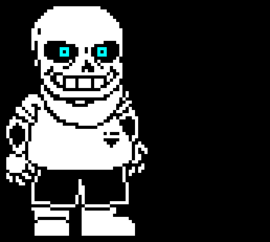 *Insert Blue walking over to sans* "WHAT ARE YOU DOING LAZY ME?"