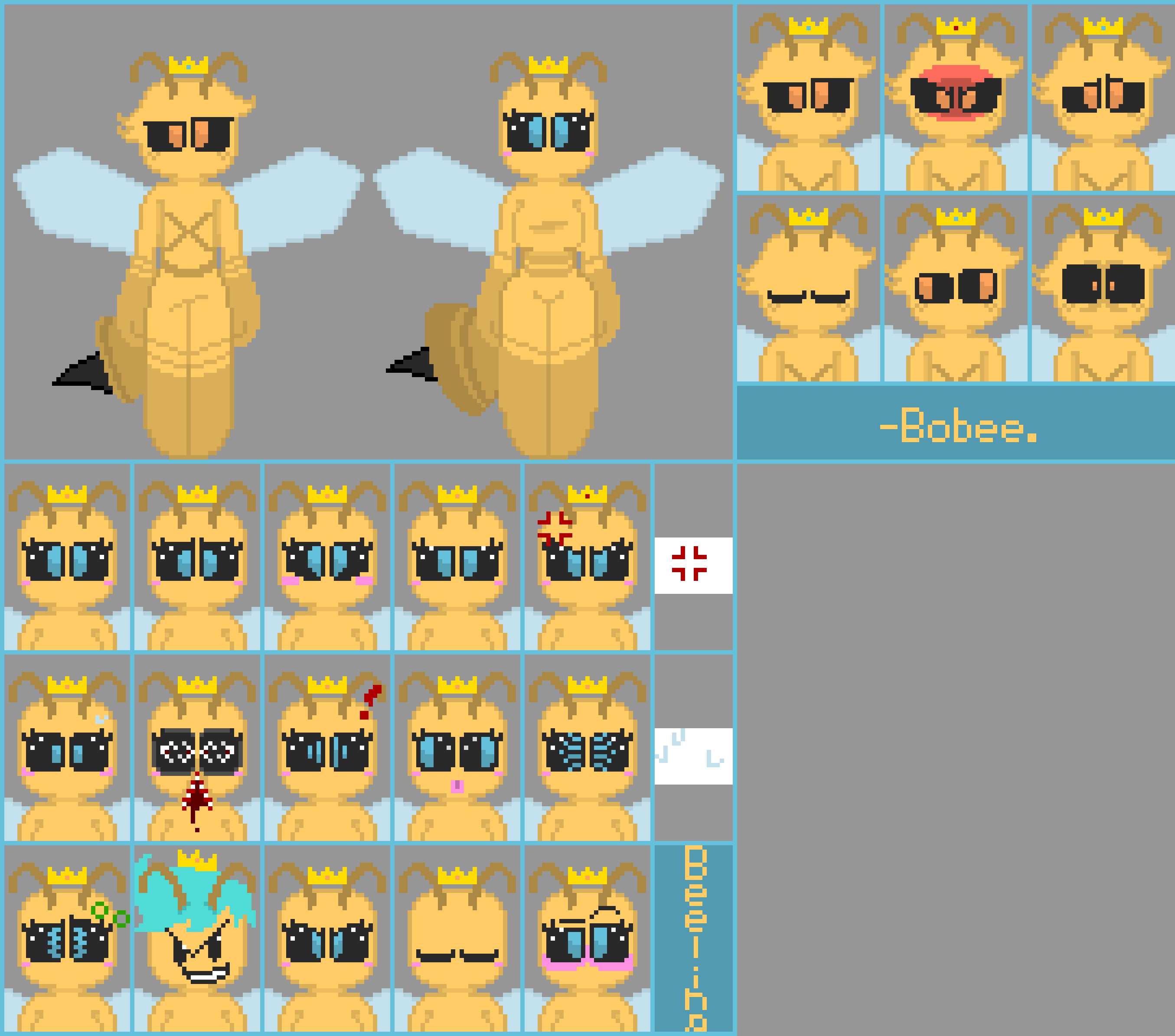 Yea, you can add more Expressions to your side if you want. This is our sheet. -Beelina