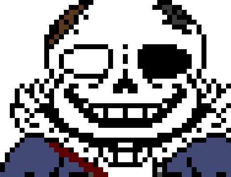 gets the axe out then slices error sans in half * Your biggest mistake