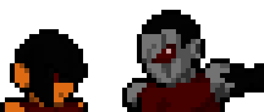 [4adfff] Palette for Damian "Dax" Obsidius Varcolac (ft. Dragon Ball characters that are a part of his fighting style: Hit, Jiren, and UI/MUI Goku)