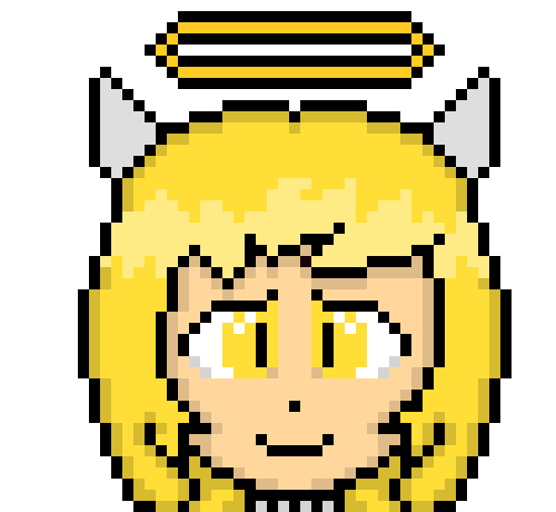 [b63bdb] o-oh uhm *a bit flustered as her face gets a little red* my name's A-Angel