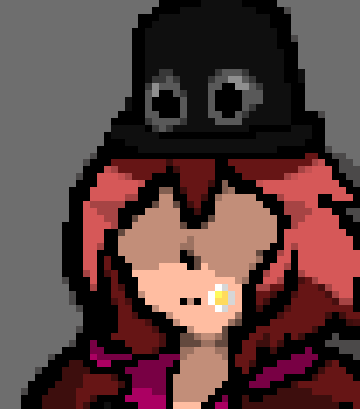 [eb94af] -she plays some music ... with her metal guitar-