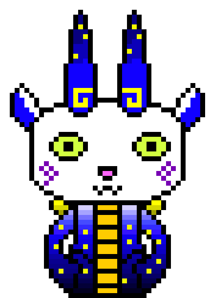 *he's shown stuck in a cloud-like bed