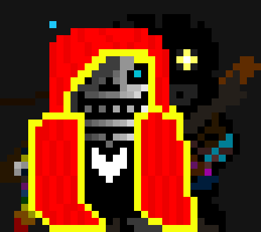 *blocks ever attack*no!this man is under MY protection!and im not gonna let some sucker sans kill him on my watch!-wha...judger?