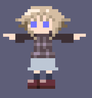 [e9dd04] (Gotta change to Urotsuki sprite) but yes to both time skip and sprites (for the most part), Gimme a sec to set it up