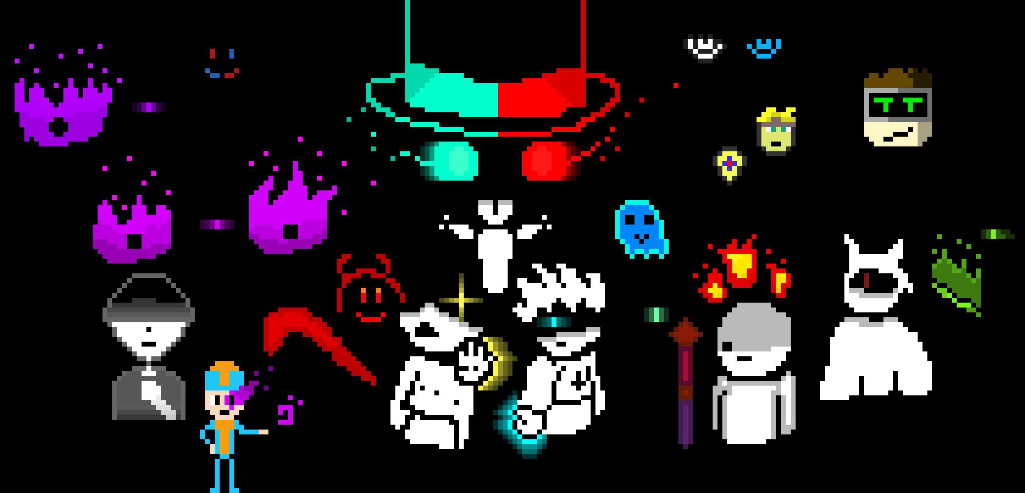 -Suddenly everyone on PAM, entered the battle-