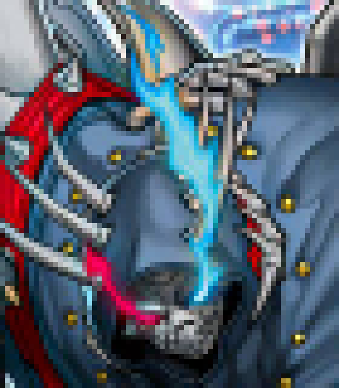 [2a5b2b] *It seems unbothered by the scenery change, suddenly taking a defensive stance.*