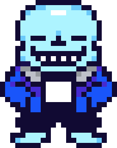 [31b34d] *The rocks hit Dark Sans's left foot.