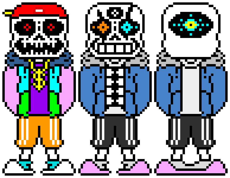 [d6b045] *The Trio ran to find Fear Sans*