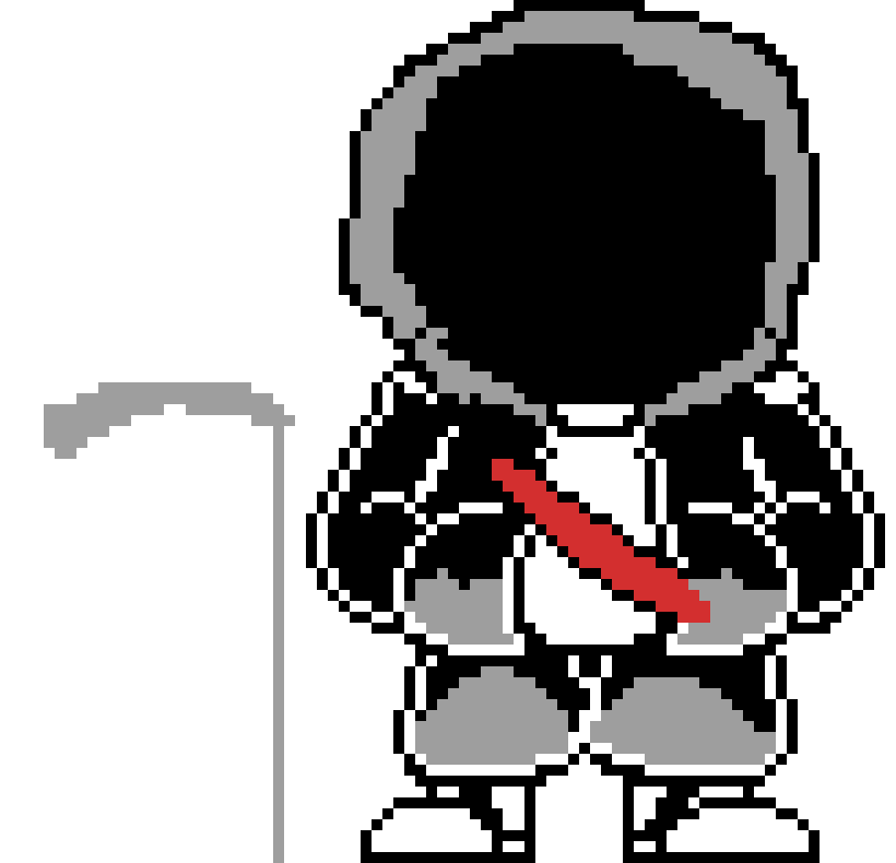 [d082ec] *brings scythe out and kills chara