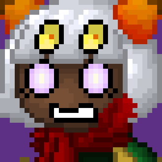 [777455] AH-! WHAT THE-?! *He then teleported back a bit after being startled by Kirby.*