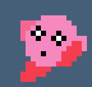 [0b1403] AH-! *he tried to swim away, but got hit with some of the leaves*