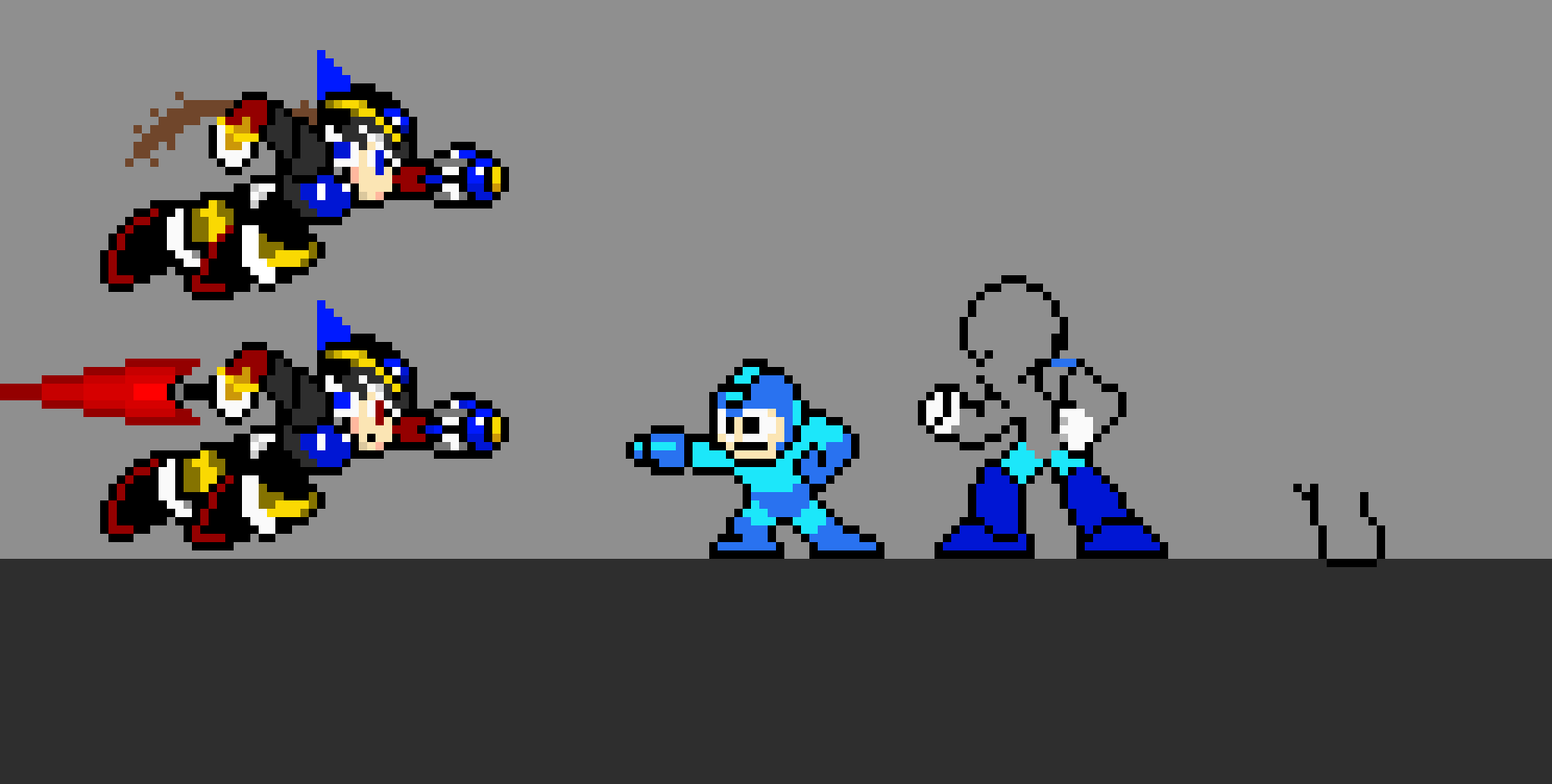 Dark Man V (Dark Man and Dark Woman vs Every Mega Man and Zero