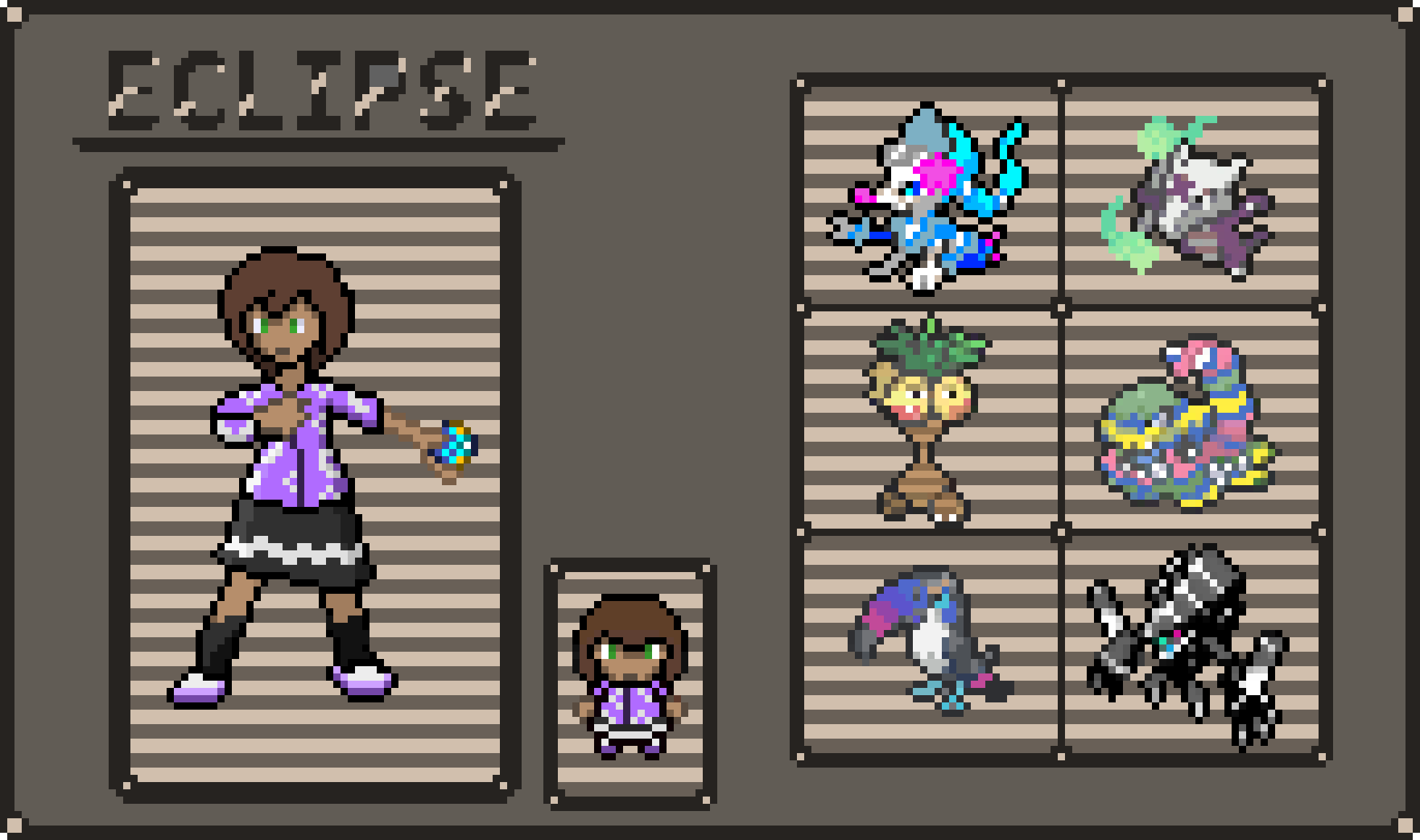Pokemon Eclipse Sprite + team