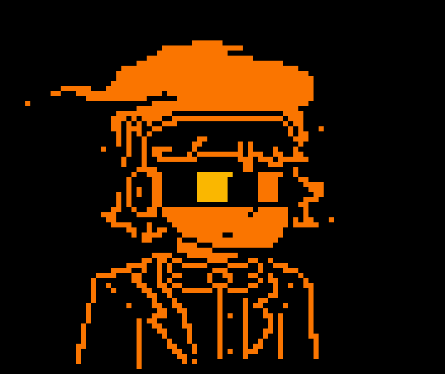 [e8dd50] *The smoke eventually ignites into a blaze of fire, before a human appears within it.* ...how do you not, notice smoke? *Also he's in front of chris.*