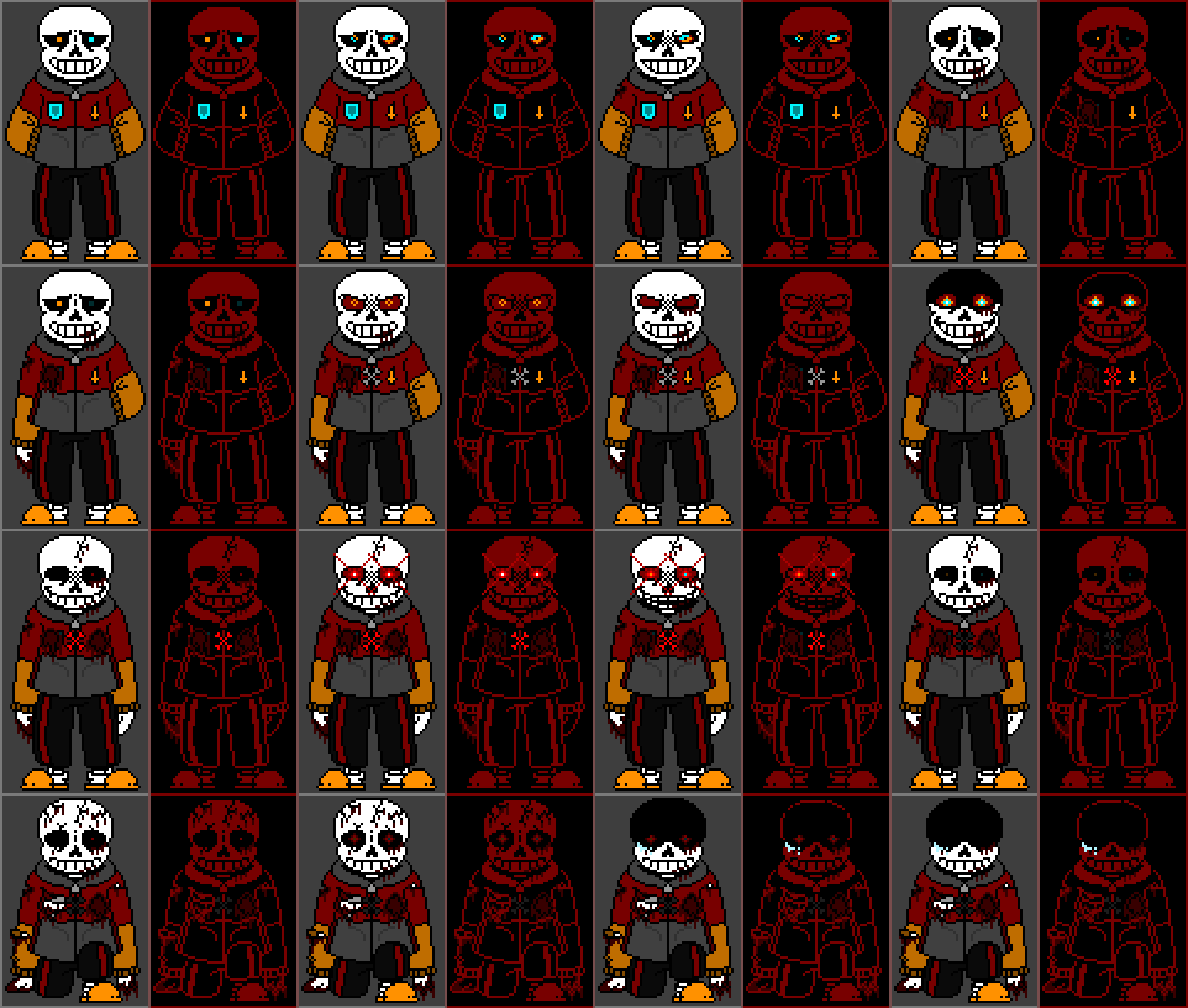 (No AU) sans Phase 1-4 (Update)