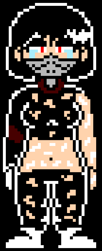 *Ins would cough up blood in her mask, shed then lay down ready to die, she was tired of the abuse*