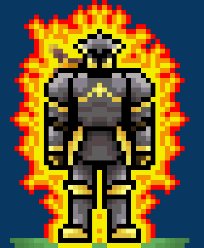 [6942af] Ok so like- Jimmy. EXTREMELY good at combat, and a really good engineer, architect, and programmer. His downsides, is that hes an evil allignment (againts all his wishes), is eternally on fire (because hes made of the stuff) and is constantly drawing in hellish energy, thus forcing him to require a means to expell it from time to time, which is why he frequents combat