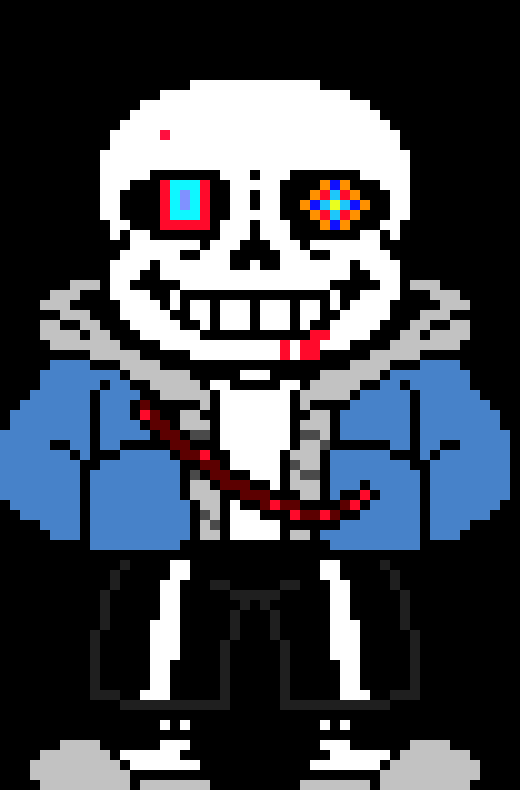 *the ocean to freezes* -last breath disbelief sans and papyrus