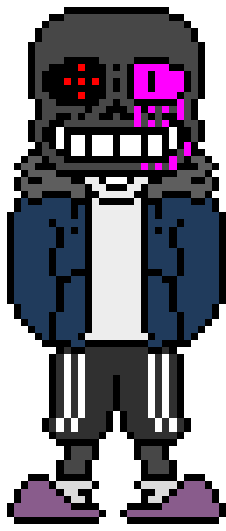 [d6b045] Fear Sans: *grabs pieces of gaster blasters to make a Fear Blaster*