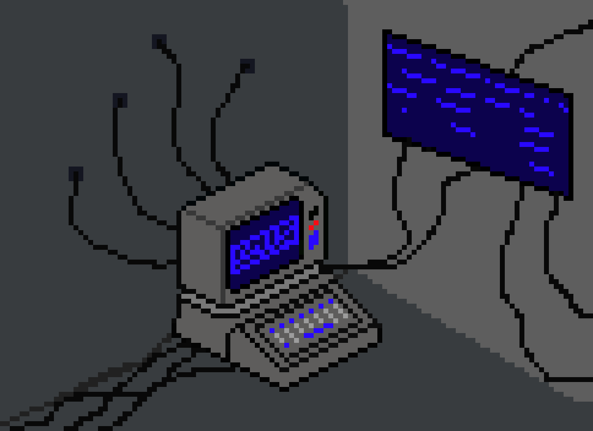 [810dc8] {Decides to see if theres any data he can buy online from other shopkeepers}