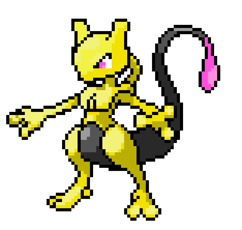 Pencil Mewtwo