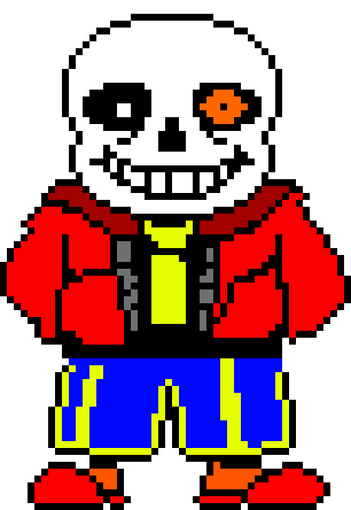 Fire!Sans Orange Eye