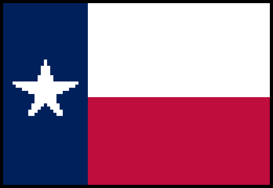 [bedba6] Texas Flag
