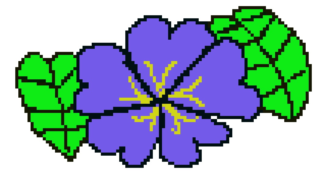 [85bc7d] flor violeta