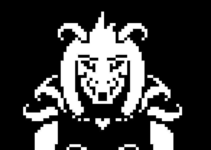 [2fbf6b] Terror meets asriel, btw i redrew this sprite and improved it.
