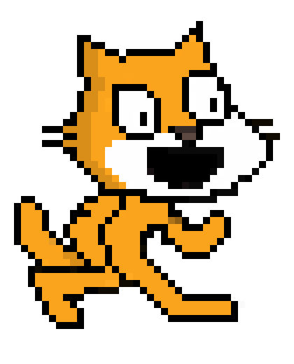 [c9f70c] 8-bit Scratch Cat