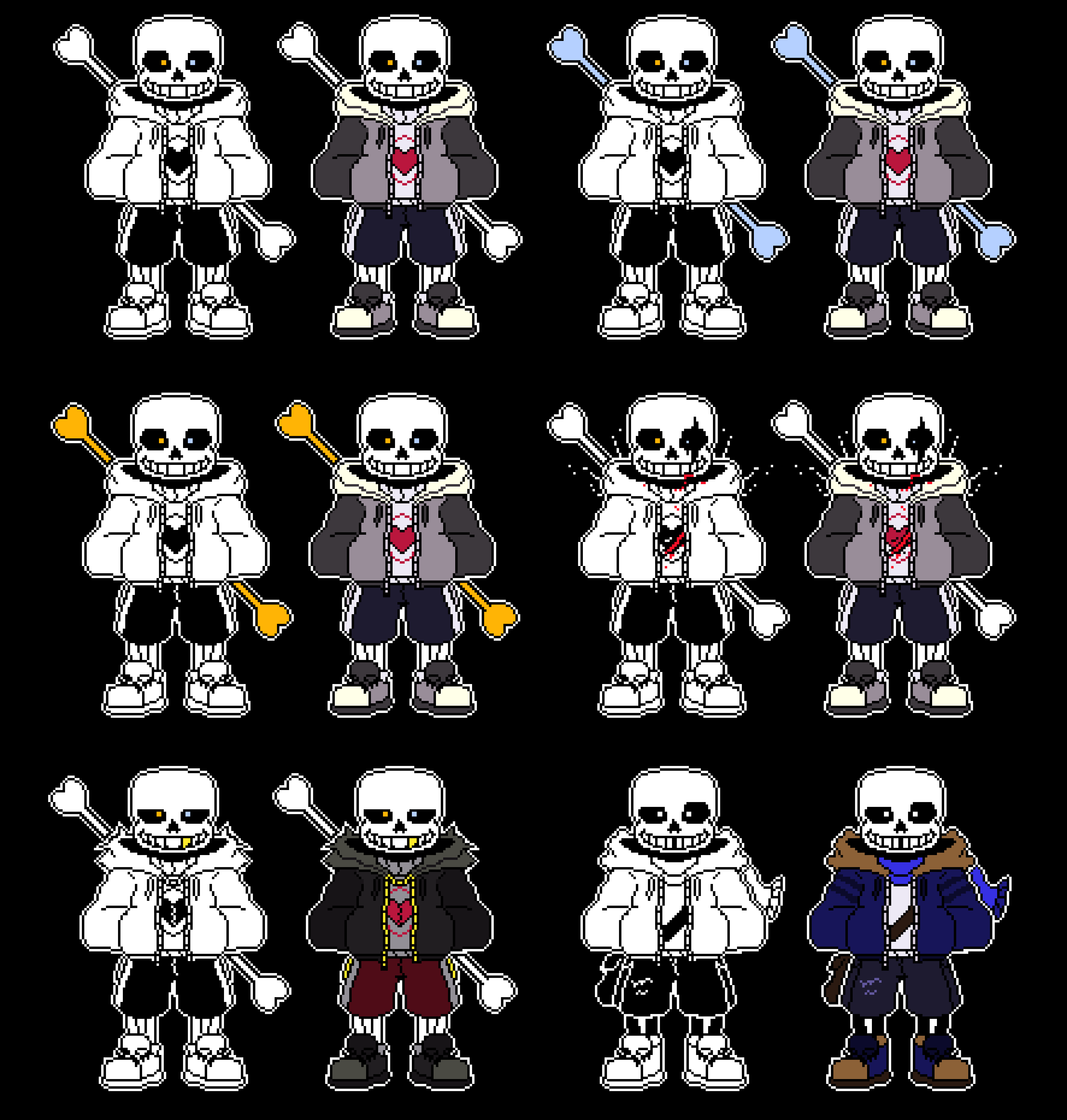 [2788b2] Clock-Out Sans AUs