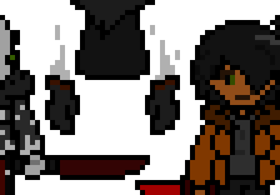 [6c26bc] Psychotale: Origin of the Psychotic Skeleton - Grim Skellington, Altor Skellington, Lime Skellington, and Natalia Orfelias (After) Overworld Sprites (*credit to WindowsSans89YT)