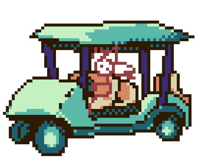 [d5d371] God I love golf carts