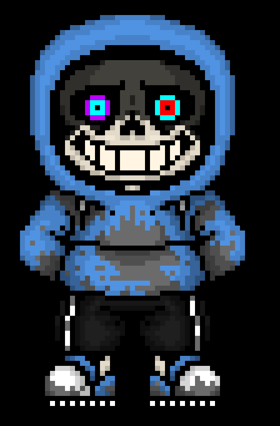 「Descending into Madness but i added a purple ring around one of his eyes cause it looks badass