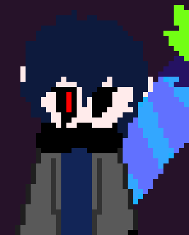 [904ba9] twitch eye looking at the thing she unforce feild him then puts him far away from them stay she walks back to dust ink time for my specail attack.