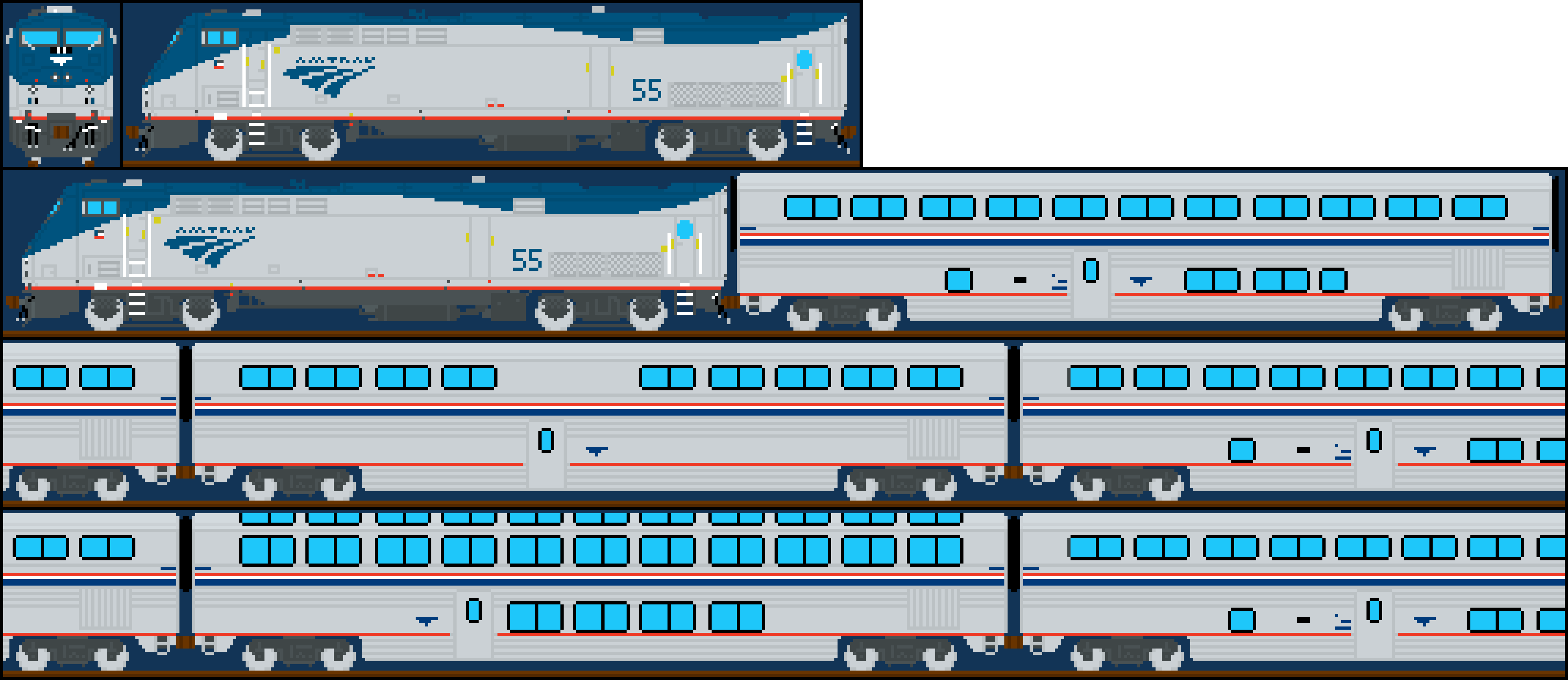 P42DC with Superliner [Phase V]