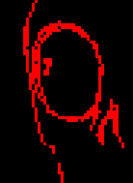 [ac67fa] [It hears Alex approaching and backs up into the alley, hiding most of its body, but very slightly peeks its head out to watch him]