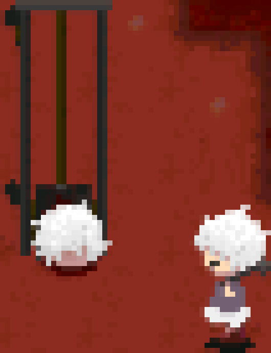 [777455] SHE DOESN'T HAVE A BIKE, SHE HAS A BROOM, WHY? CUZ SHE'S A LADY, THAT'S HOW THINGS WORK AFTERALL, THEN WHO'S BIKE IS IT?