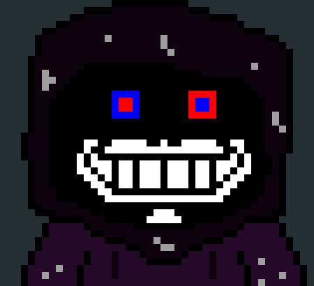 [d959ff] *your soul turns blue* heh.. *makes your hand punch the human*